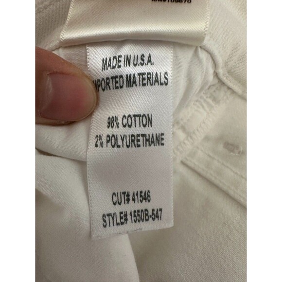 Citizens of Humanity Drew Crop Flare White Jeans Distressed Americana Women's 27 - Picture 13 of 13